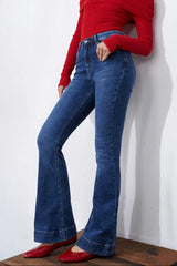 Vee Blue Highrise Flared Jeans