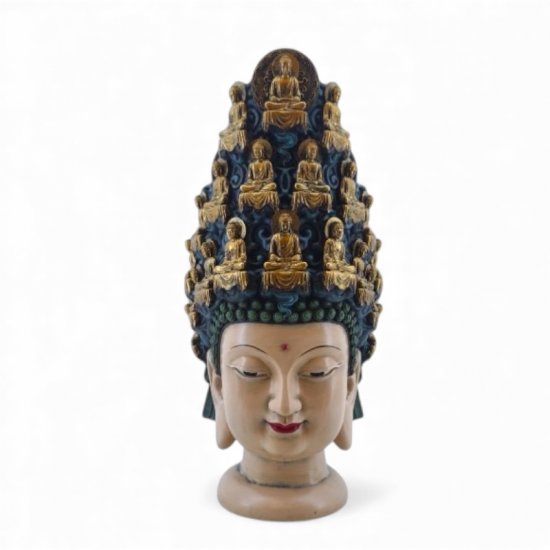 Buddha Kopf – Ausdruck innerer Ruhe und spiritueller Kraft