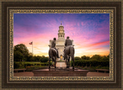 Nauvoo Joseph and Hyrum Sunrise