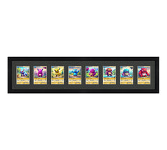 Card Frame Display - 8 Openings for Pokemon, Magic The Gathering, or other Sleeved or Toploader cards – Sleeve (2.5"x3.5")
