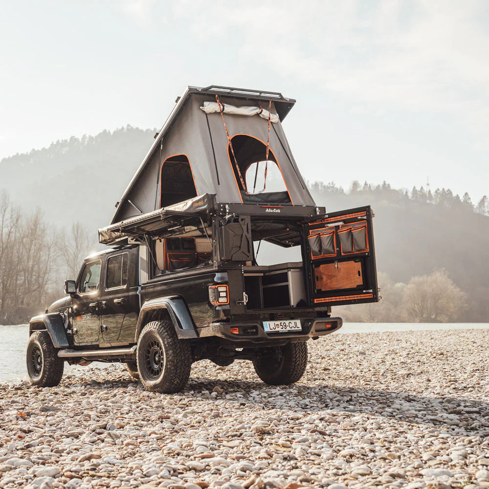 Tailgate Gear - Alu-Cab Canopy Camper Modules & Set Up