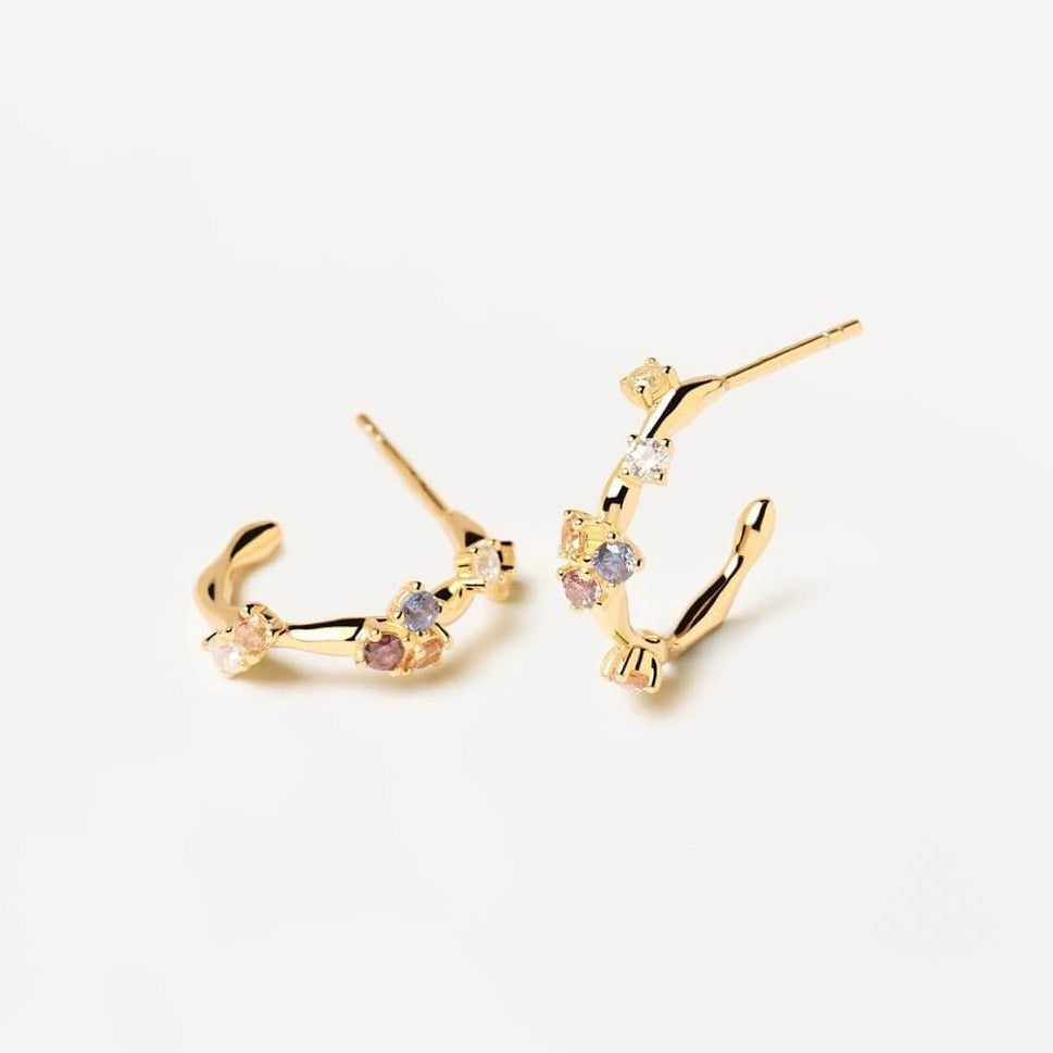 PD PAOLA FIVE GOLD EARRINGS Boucles d'oreilles