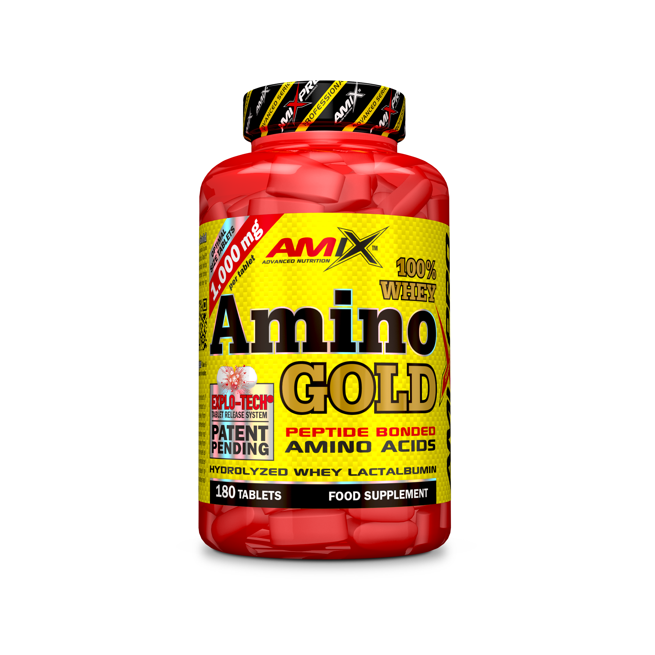 Aminoácidos Whey Amino Gold 180 tabs – Amix Pro®