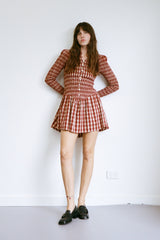 Tamarind Ruched Button Dress