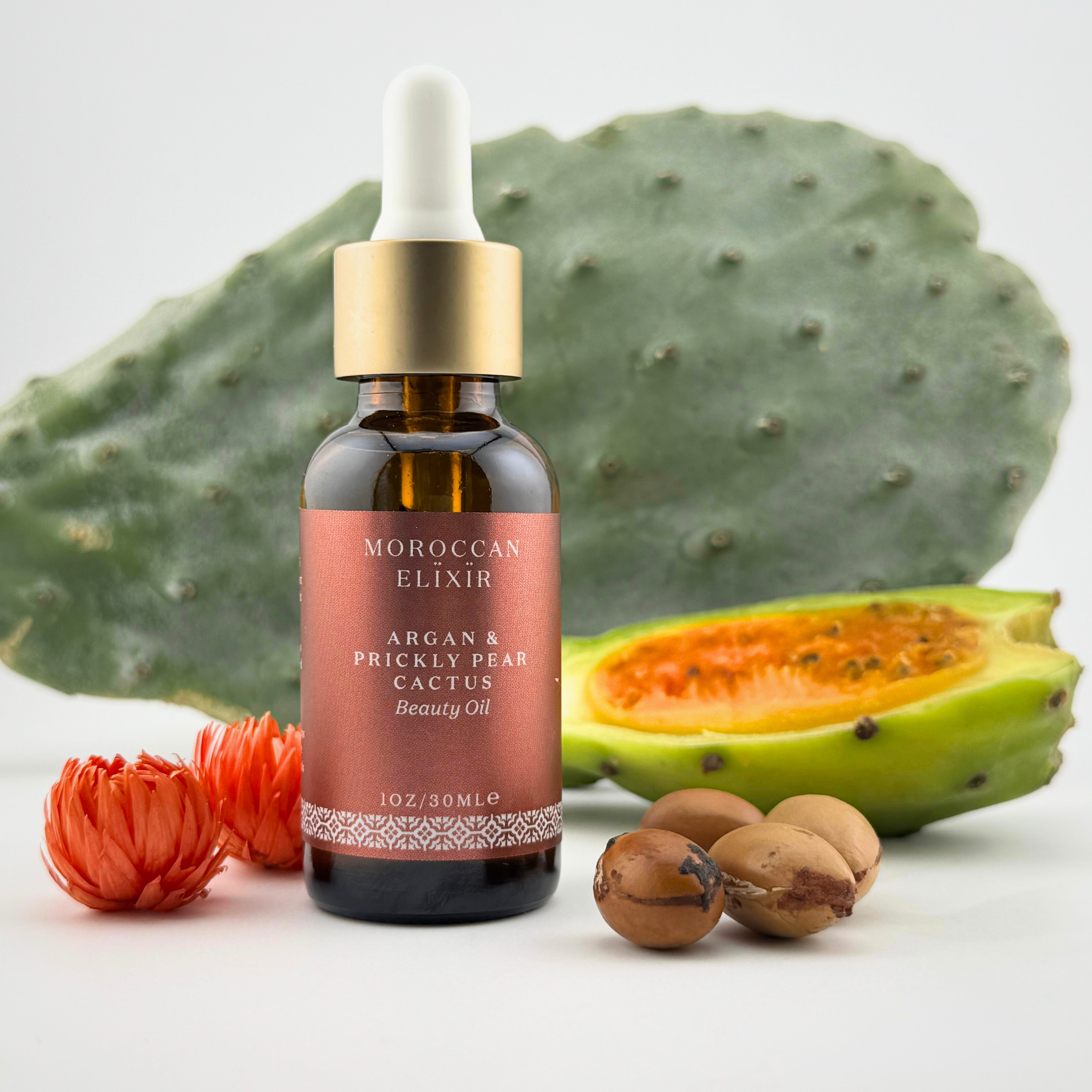 Argan+Prickly Pear Cactus Beauty Oil - Moroccan Elixir
