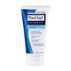 PanOxyl Acne Creamy Wash Benzoyl Peroxide 4% Daily Contro