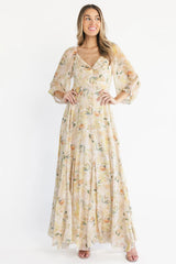 Aviana Maxi Dress | Golden Floral