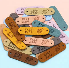 Handmade Leather Tag - 12pc - Al Saeed Wool House