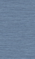 Blue Horizontal Line Textured Vinyl Commercial Wallpaper C7559