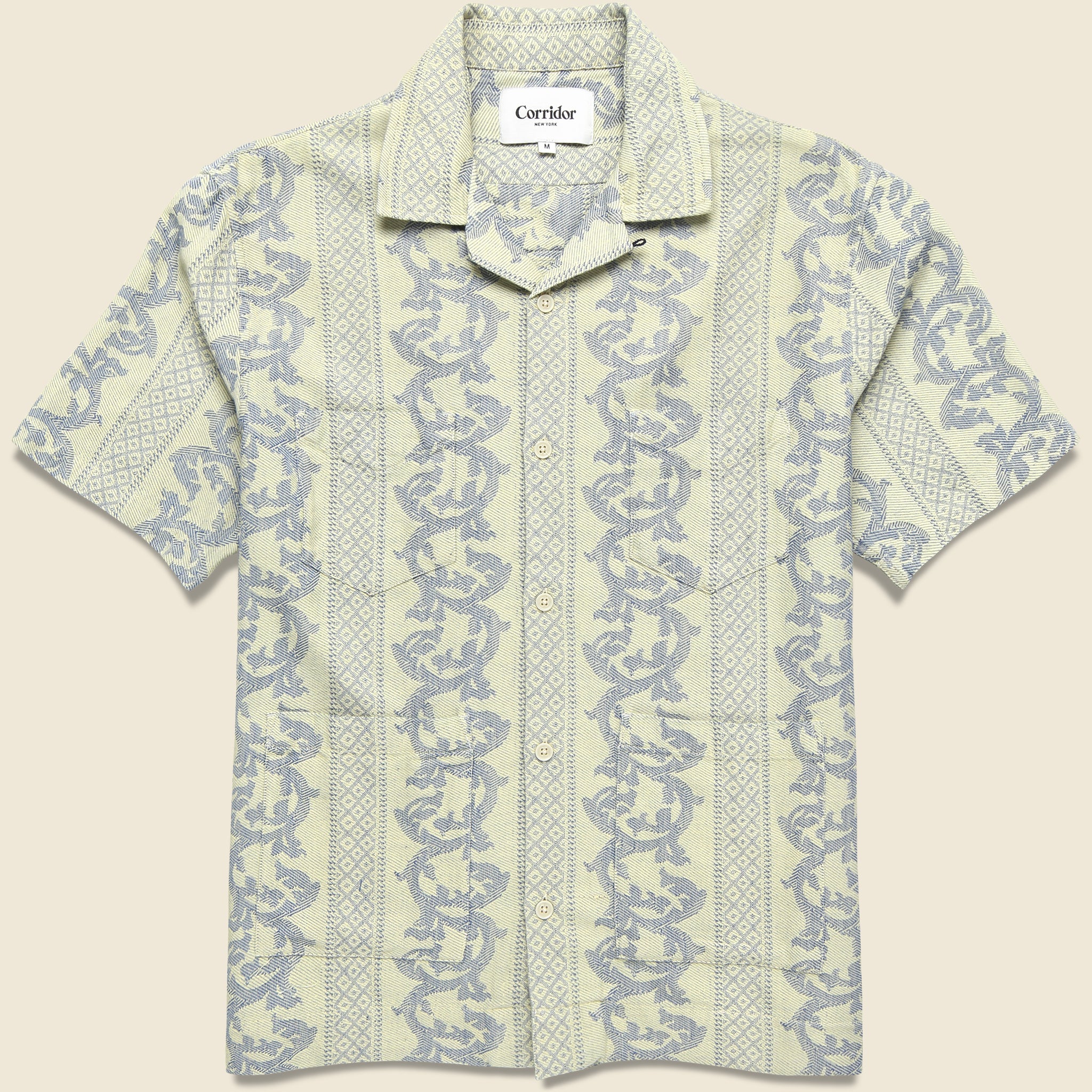 Jakarta Summer Shirt - Natural - Corridor - STAG Provisions - Tops - S/S Woven - Other Pattern