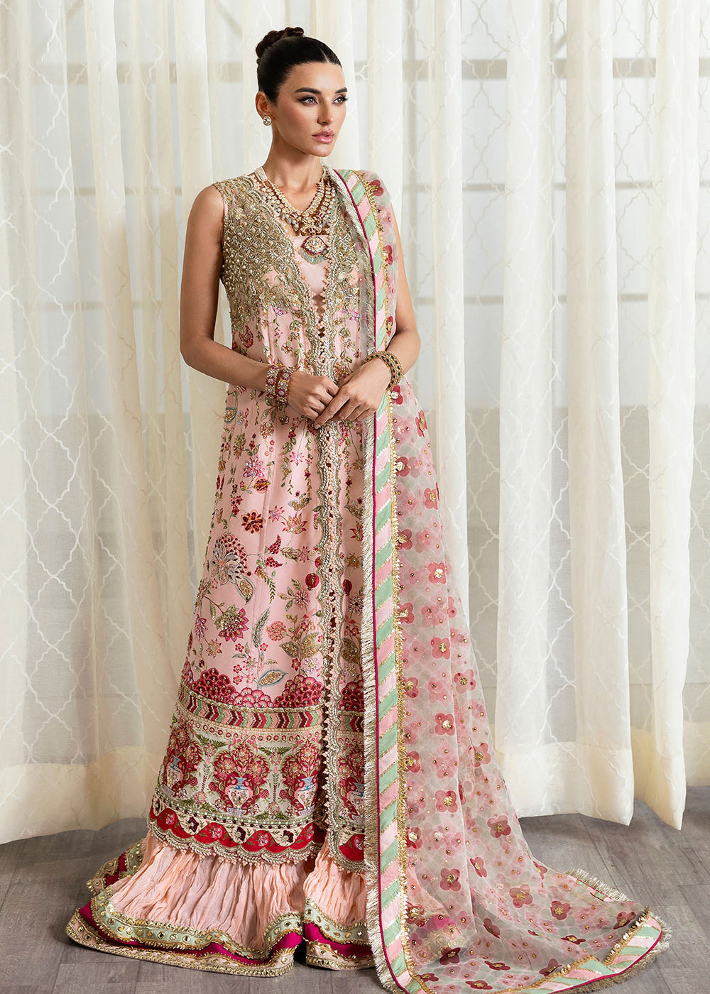 Buy Now Wedding Collection '24 by Crimson X Saira Shakira | Crystal Chinoiserie Online at Empress Online in USA, UK, Canada & Worldwide at Empress Clothing.