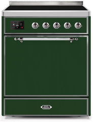 Majestic II 30 Inch Electric Freestanding Range in Emerald Green with Chrome Trim - America Best Appliances, LLC