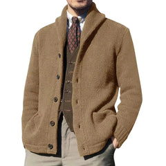 Cardigan Vintage à Col Revers pour Femme 0