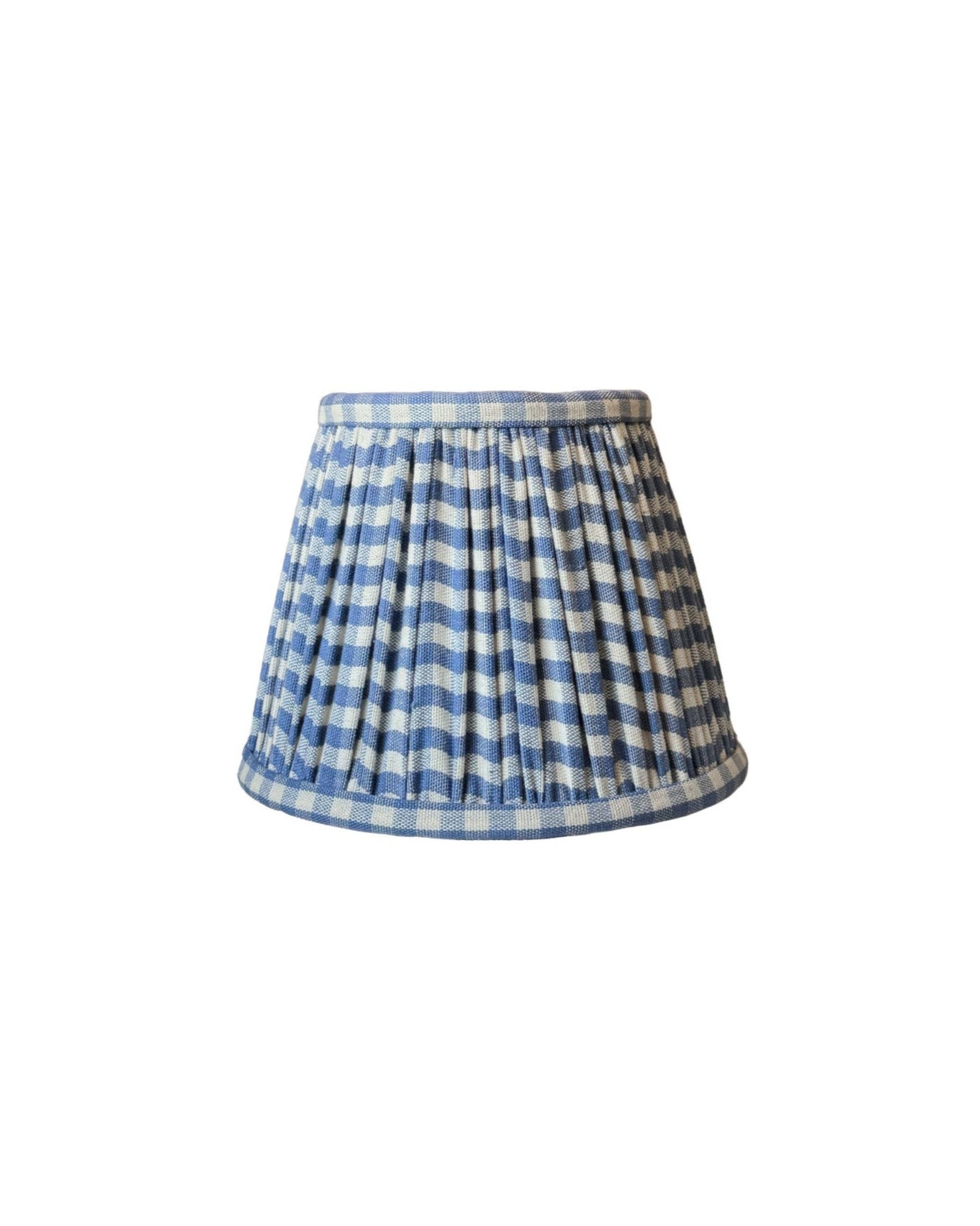 Classic Chambray Gingham Empire Lampshade - Korvel