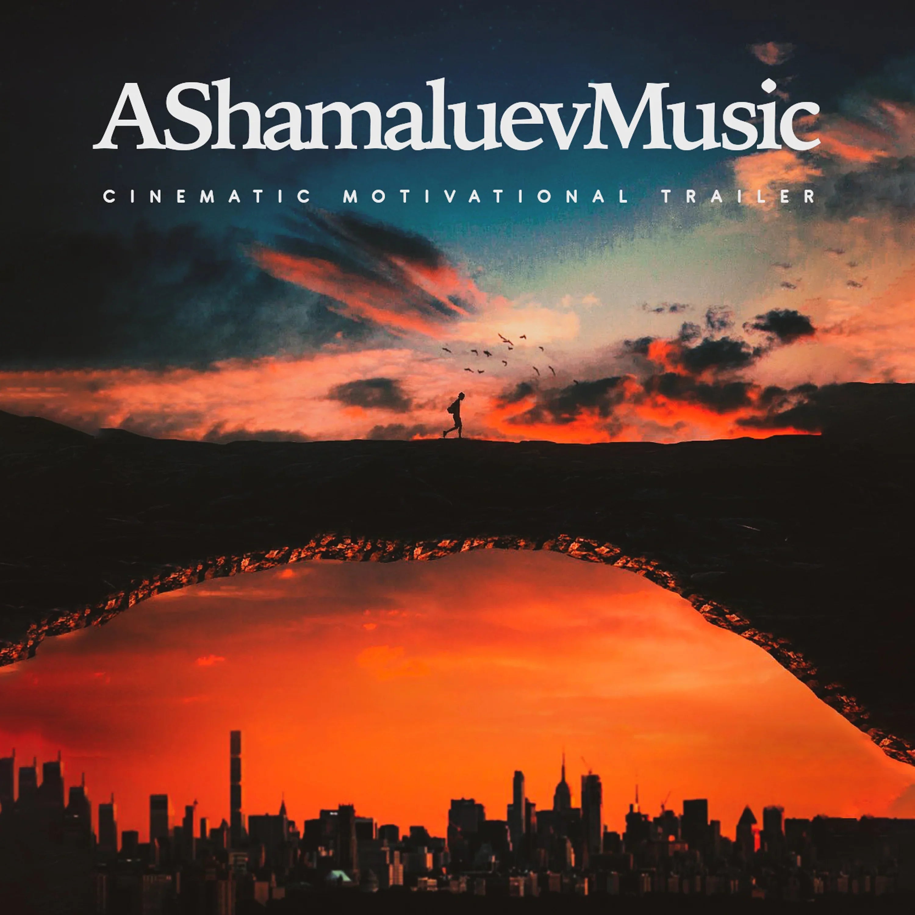 Cover track 'Cinematic Motivational Trailer' by AShamaluevMusic. This background music is available for licensing and can be used in various creative projects.