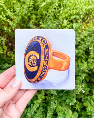 Clemson Ring Coaster - 2025