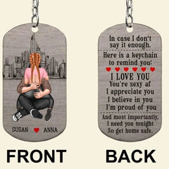 Couple - I Need You Tonight So Get Home Safe - Personalized Acrylic Keychain Keychain The Next Custom Gift