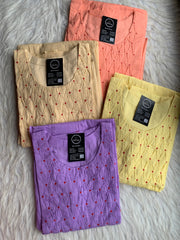“RIMJHIM” Mul Cotton Applique Work Dress 👗 ✨ | KurtiSwag
