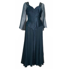 John Galliano for Christian Dior Haute Couture Gown In Sage Green Silk and Chiffon - The Way We Wore