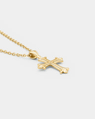 Antica Kreuz Halskette - Gold