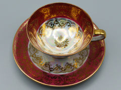 Vintage Antique Germany Bavaria Porcelain Tea Cup - Saucer and Cup Set - Kingdom of Antique Arts, Bavaria Porcelain, German Porcelain, Hantpainted Porcelain, Collecting Tea cups, Colllecting Coffee cups, Art Deco Porcelain