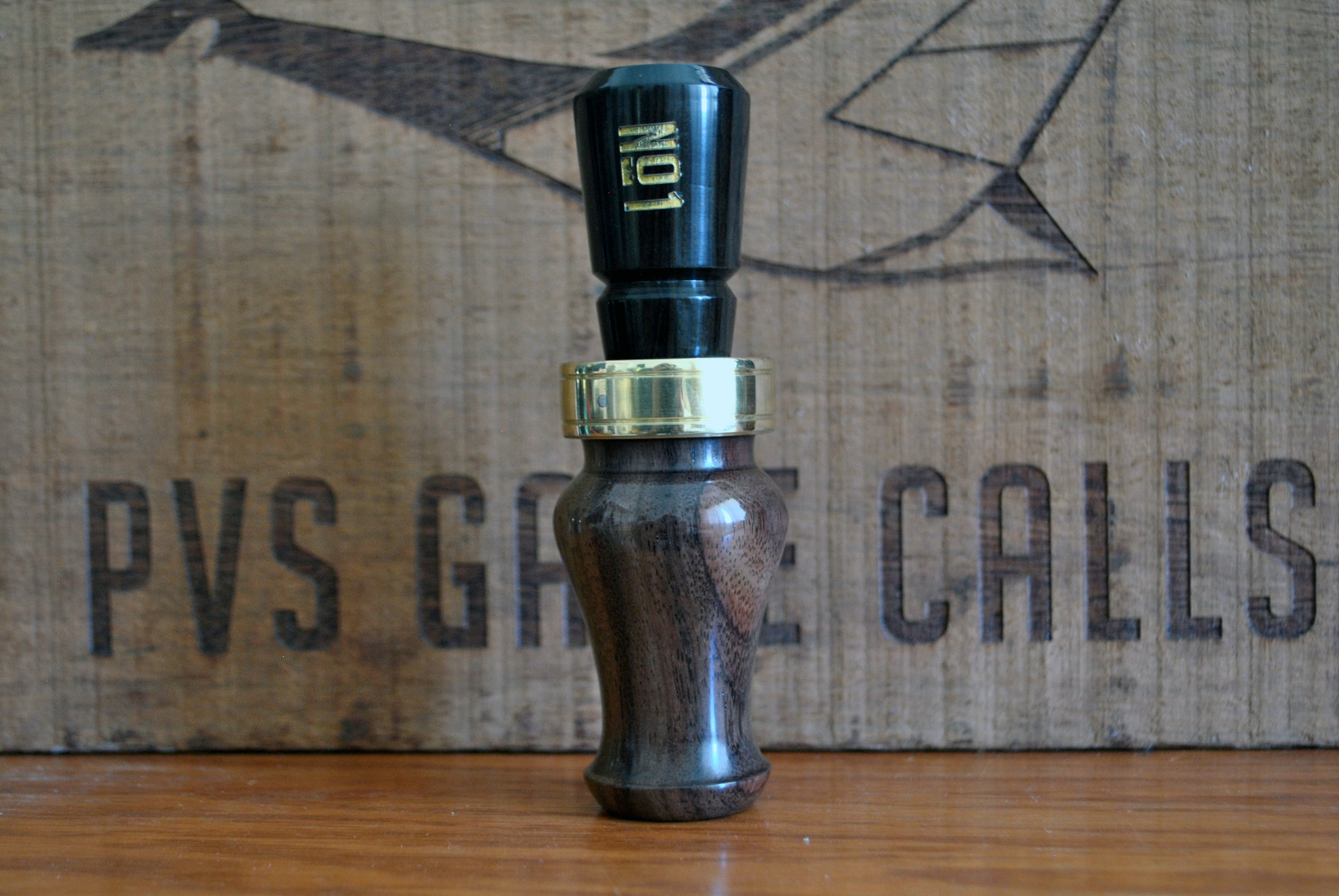 N0.1 - East Indian Rosewood and Blackwood Duck Call