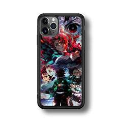 Demon Slayer Soul of Fighter iPhone 11 Pro Case Rubber Black (2D Case)