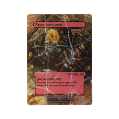 Failed Investment Card