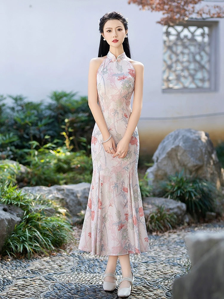 Modern Chinese Qipao, Cheongsam Dress, Evening Dress, mermaid dress