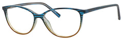 Enhance Eyeglasses 4080 55-15-140 Purple Mix, Blue Mix, Brown Gold Mix or Red Navy Mix - EYE-DOC Shop USA