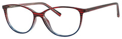 Enhance Eyeglasses 4080 55-15-140 Purple Mix, Blue Mix, Brown Gold Mix or Red Navy Mix - EYE-DOC Shop USA