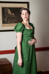 Emerald Green Short Sleeve | Regency Gown