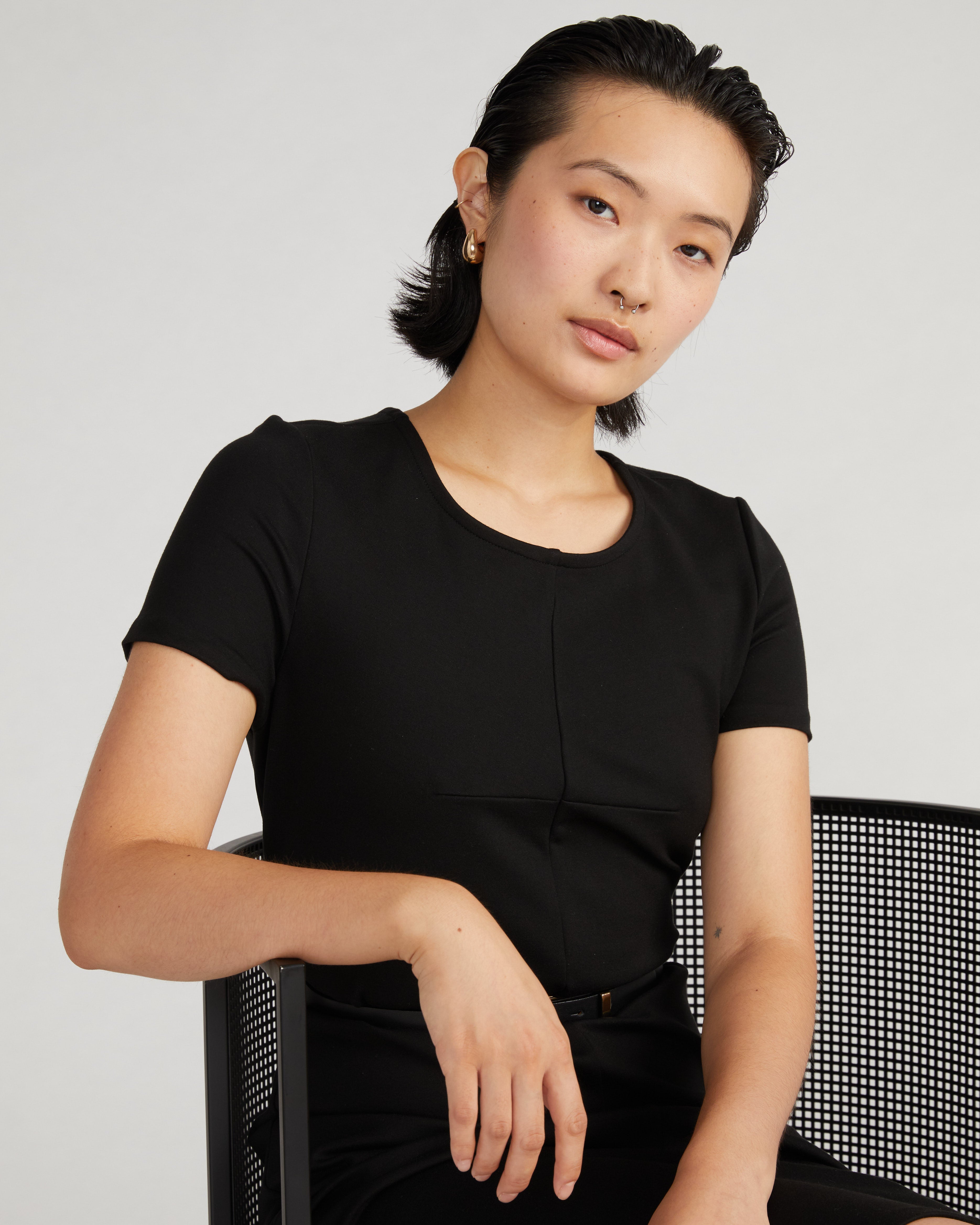 Executive Ponte Dress - Black | Plus Size & Straight Size Women's Fashion | Universal Standard