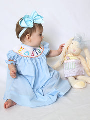 Fine children smocked dresses for Easter