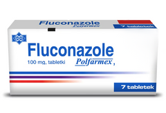Fluconazole 7 tabletek.