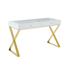 Glass Top Vanity Table - Luvo Store - Vanity Table