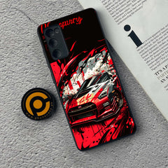 Samsung Galaxy S20 FE - Godzilla Racing Car - Premium Metal Printed soft Bumper shock Proof Case
