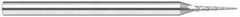 21960 3 FL - 0.0600" Cutter DIA x 0.6000" LOC - Uncoated