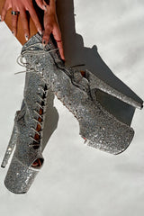 Hella Heels The Glitterati XTRA OHOT 8inch Boots - Monroe