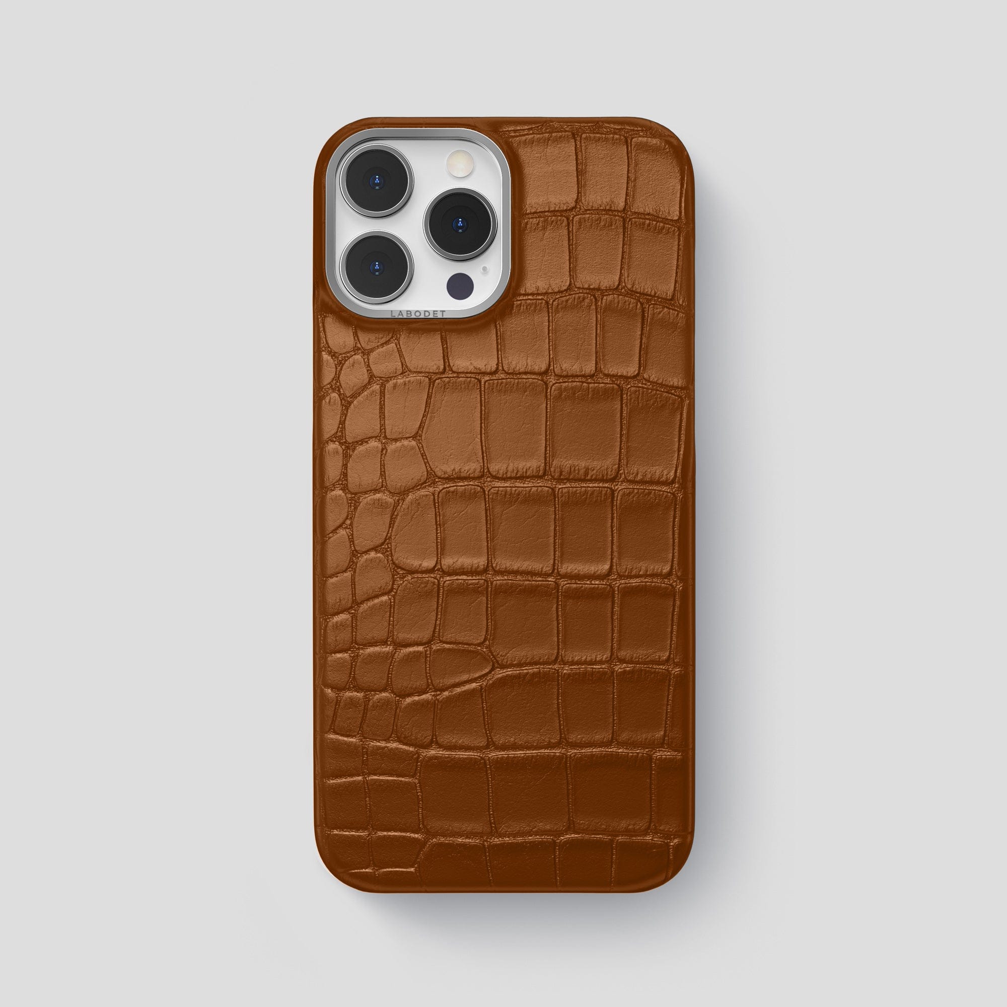 Honey iPhone 13 Pro Max Classic Case Alligator with Steel Metal -1 | Honey-Steel