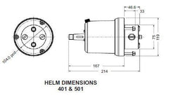 HyDrive Commander Remote Cylinder Steering Kit with 1.5m cable (HYDRAKIT)