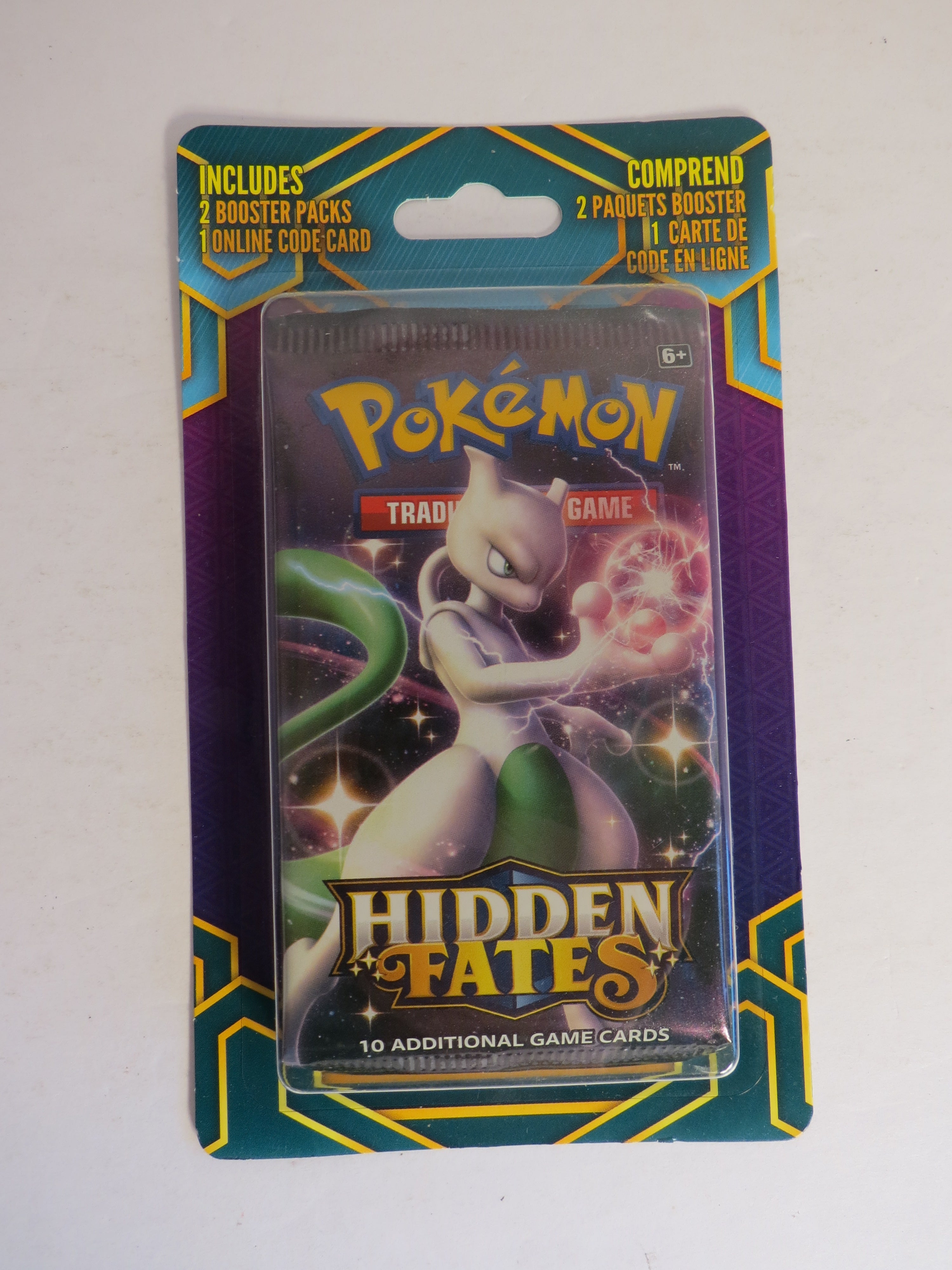 Hidden Fates 2 Booster Pack Blister Mewtwo Pokemon