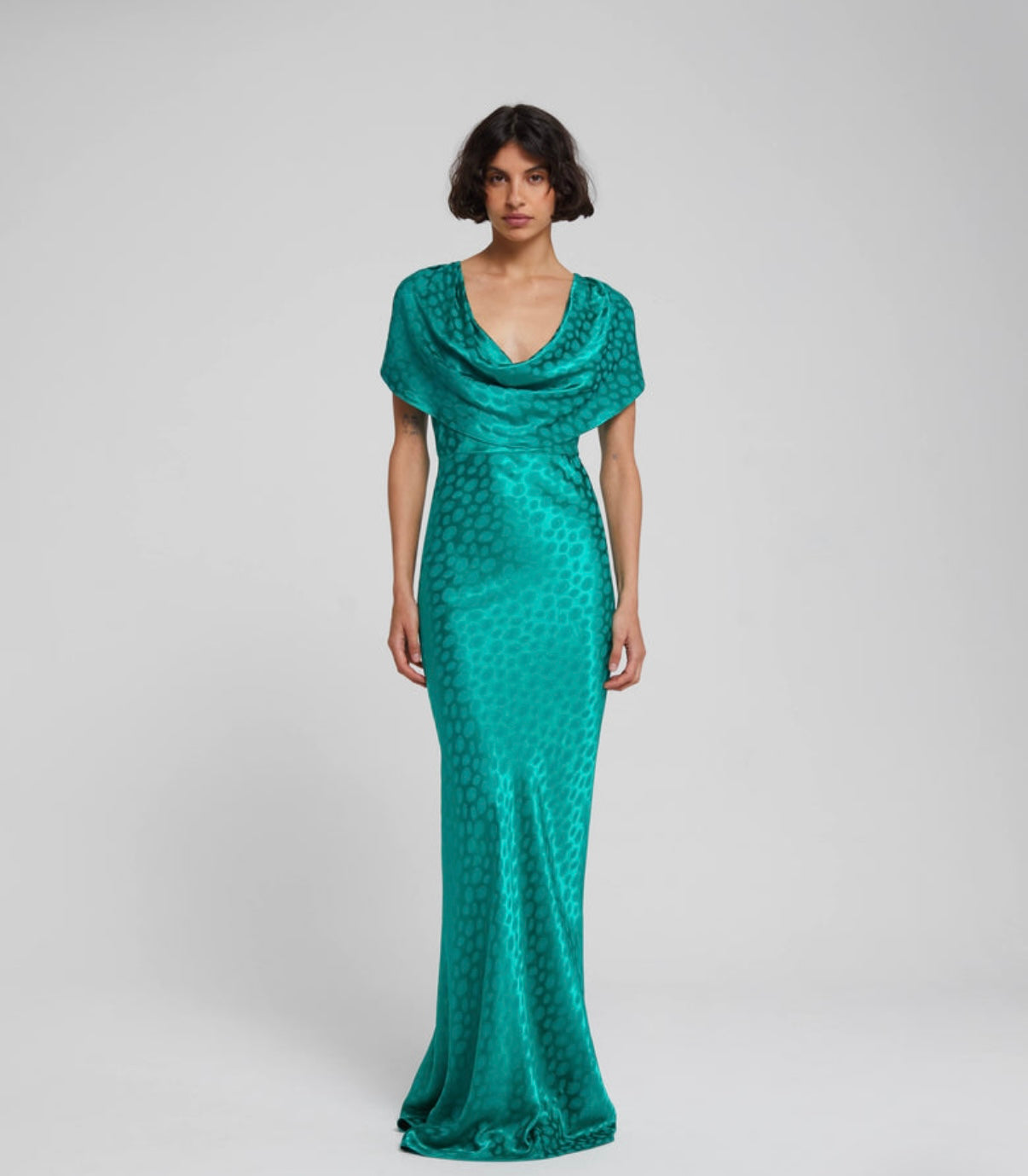 The Odessa Emerald Dress by Rat & Boa