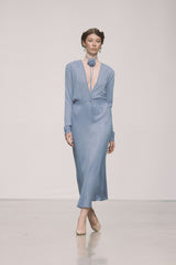 Silk Decollete Dress