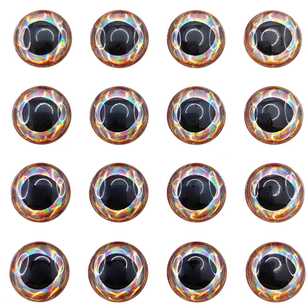 Silver/Black Trangle Pupil 3D Lure Eye