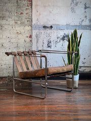 Stendig Leather & Chrome Lounge Chair