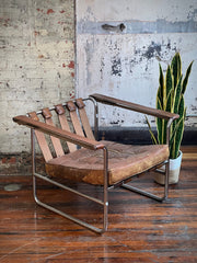Stendig Leather & Chrome Lounge Chair