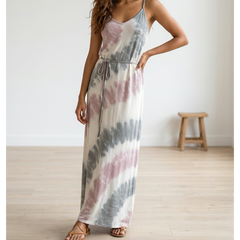 Splendid Tie-Dye Maxi Tank Dress Size Medium