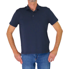 RE-DO IT polo uomo manica corta collo francese no stiro LIVIO A0010 BLU estate 2026