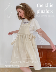 Ellie pinafore PDF sewing pattern